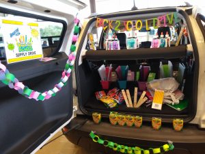 Full Trunk of School Supplies