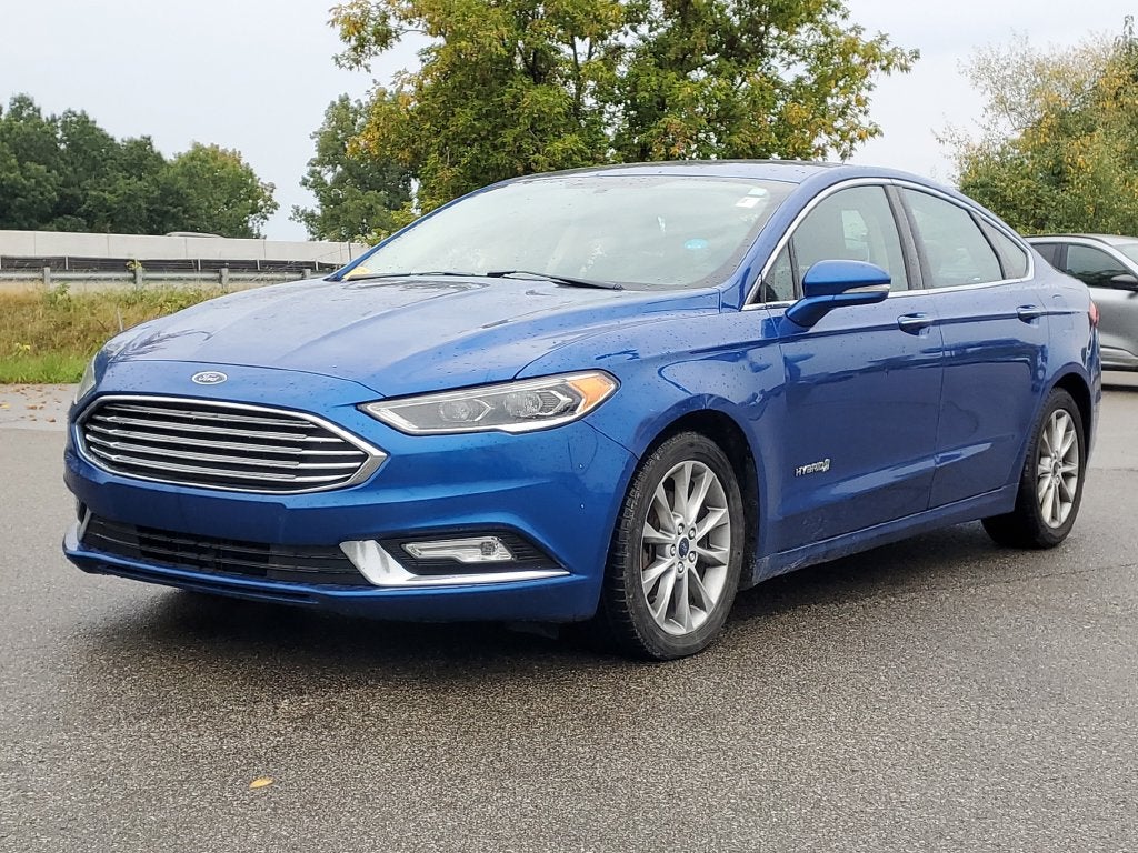 Used 2017 Ford Fusion Hybrid SE with VIN 3FA6P0LU9HR149058 for sale in Brighton, MI