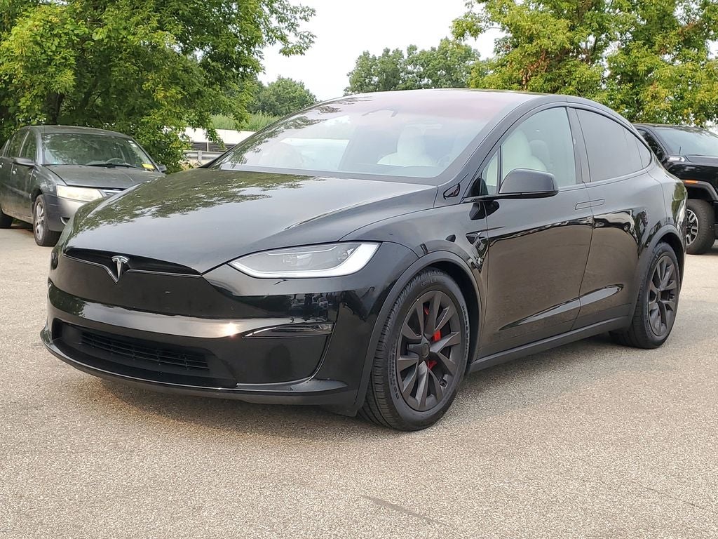 Used 2023 Tesla Model X Plaid with VIN 7SAXCBE65PF427543 for sale in Brighton, MI