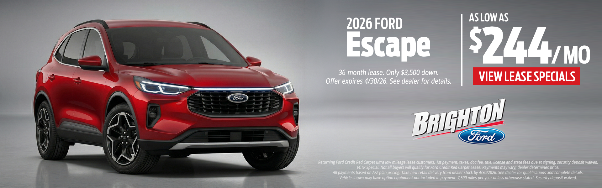 2026 Ford Escape