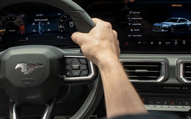 2025 Mustang GTD steering